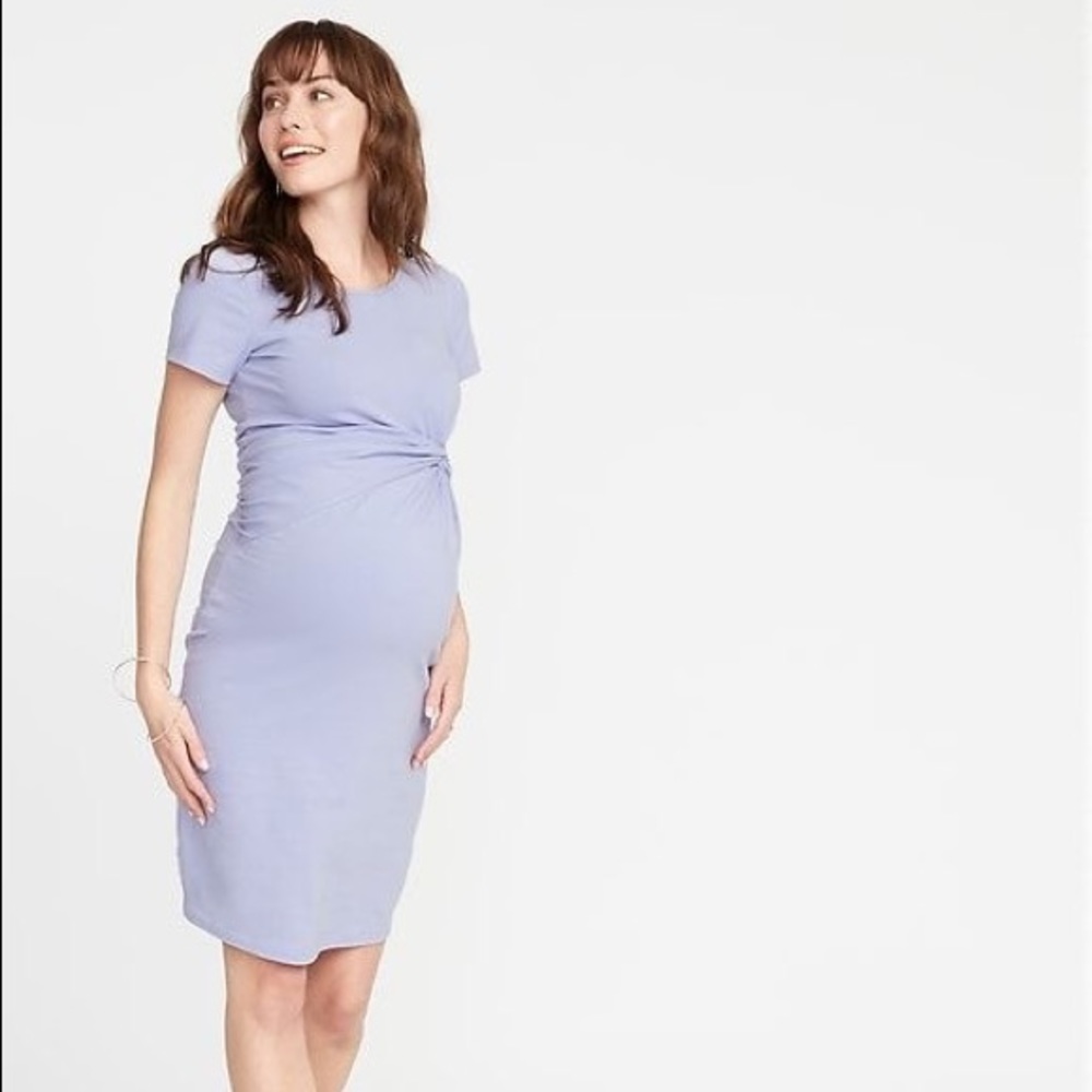 Old Navy Maternity Twist Front Bodycon Dress